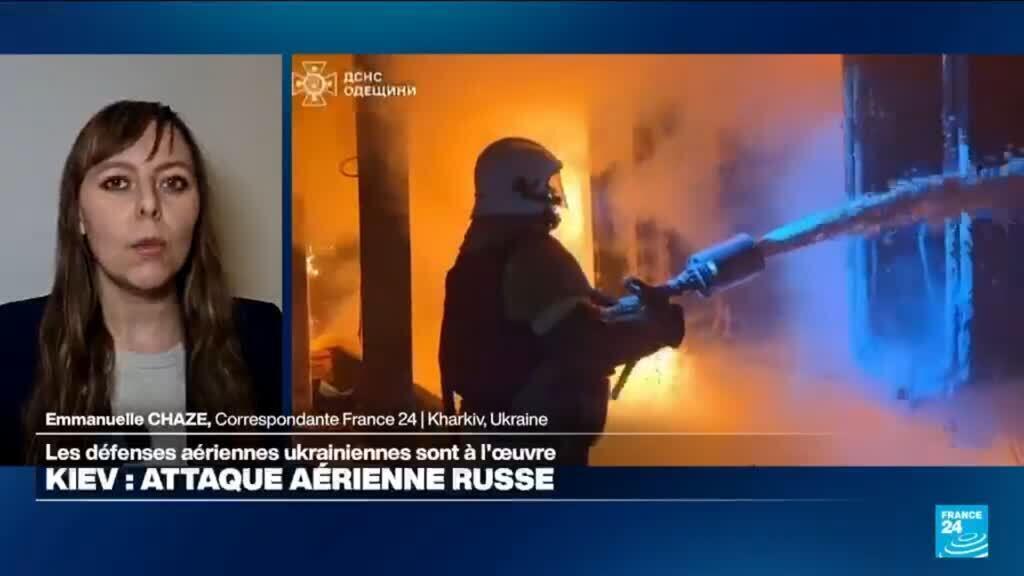 Nouvelle attaque aérienne russe à Kiev, les défenses aériennes ukrainiennes à l'œuvre