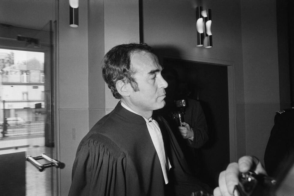 Portrait taken on January 20, 1977 in Troyes shows Robert Badinter, Patrick Henry's lawyer.