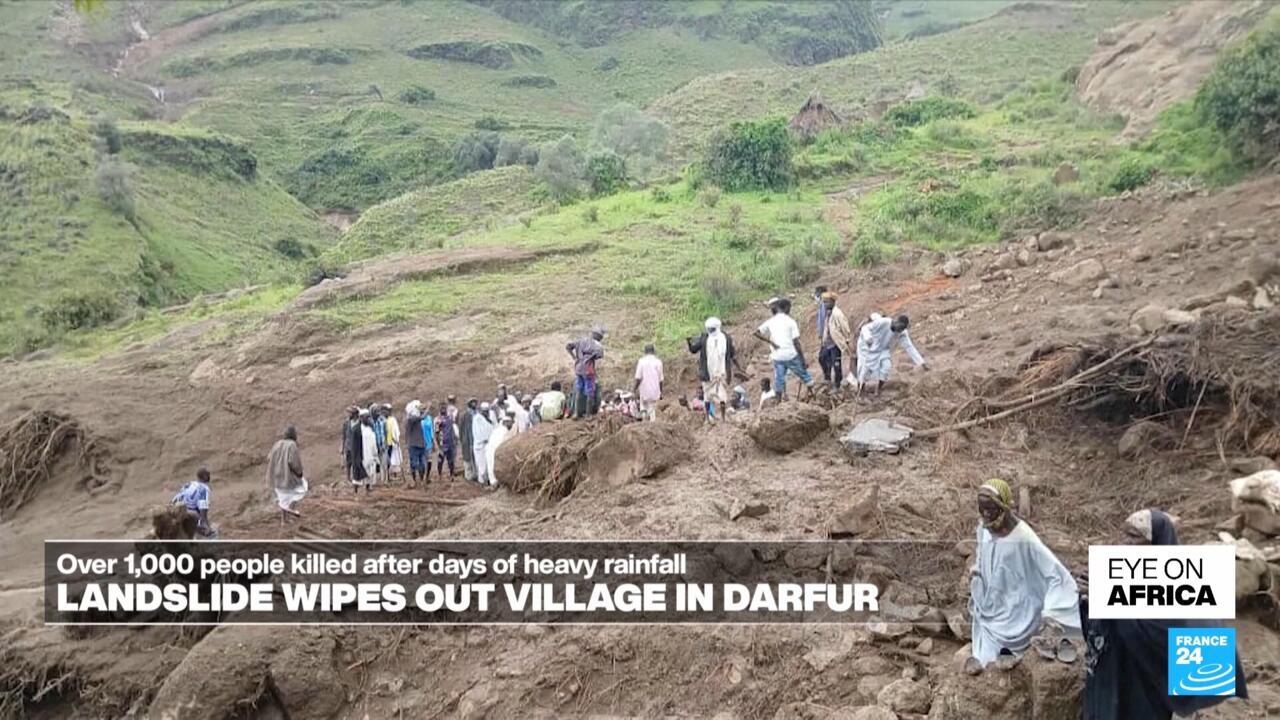 Landslide wipes out Sudan village, killing over 1,000 people