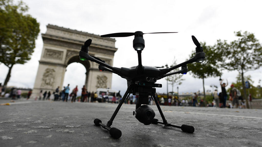 Drone festival takes over the ChampsElysées in Paris