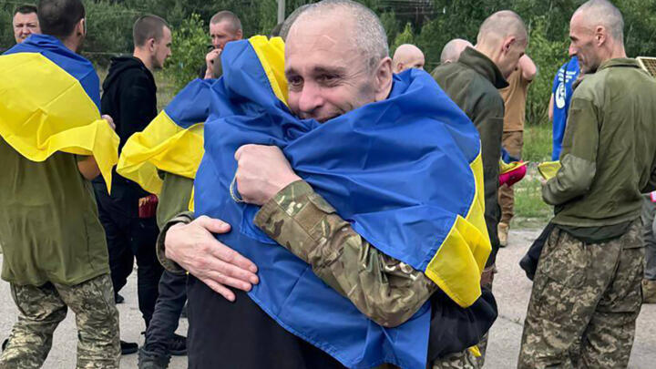 The prisoner exchange was the fourth one in a week, under the terms of an agreement struck between Ukraine and Russia earlier this month.
