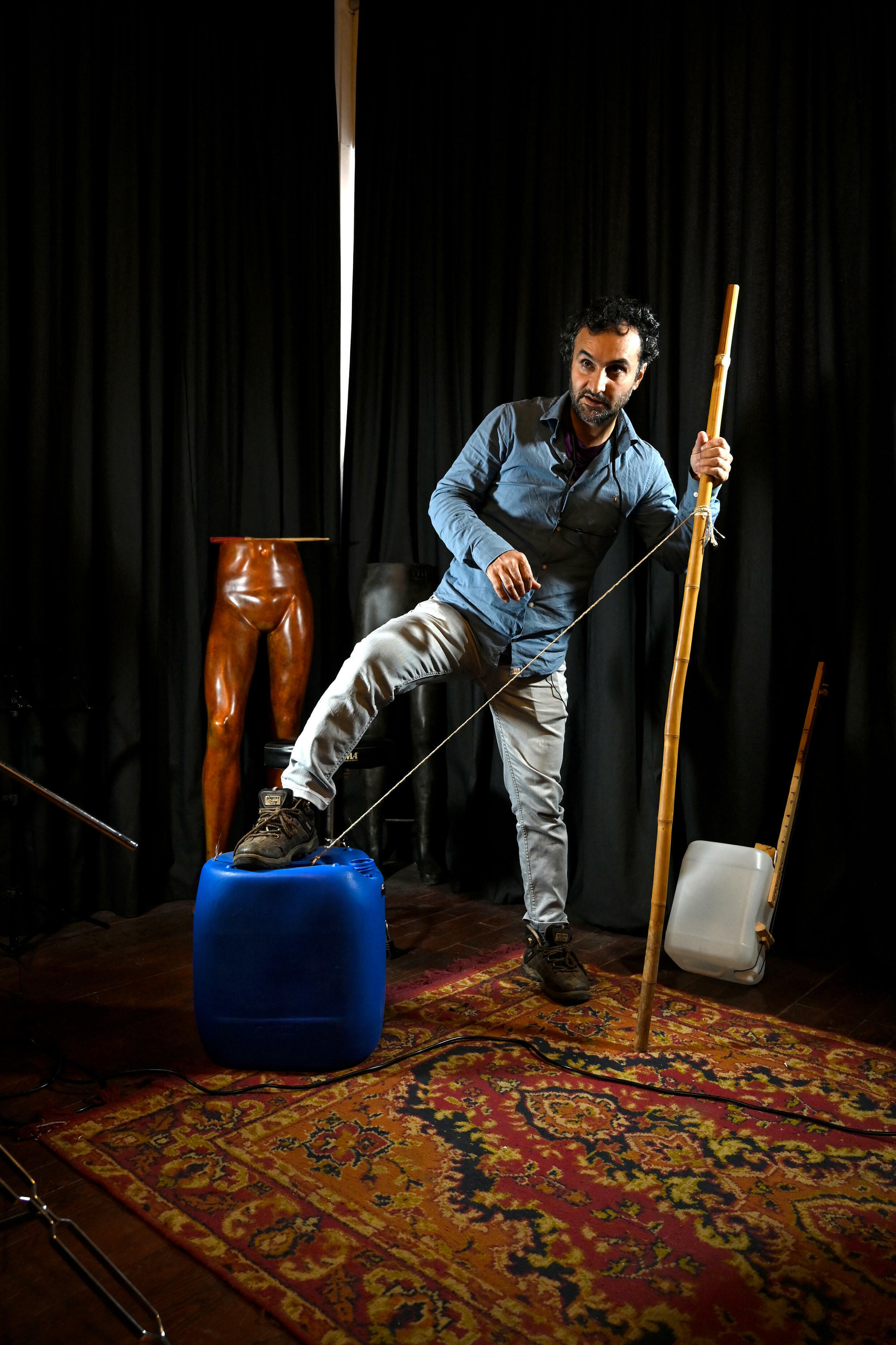 'We were all surprised with the result, and so was the audience,' says Fungistanbul member Roni Aran of the sounds the group created from their instruments made out of trash