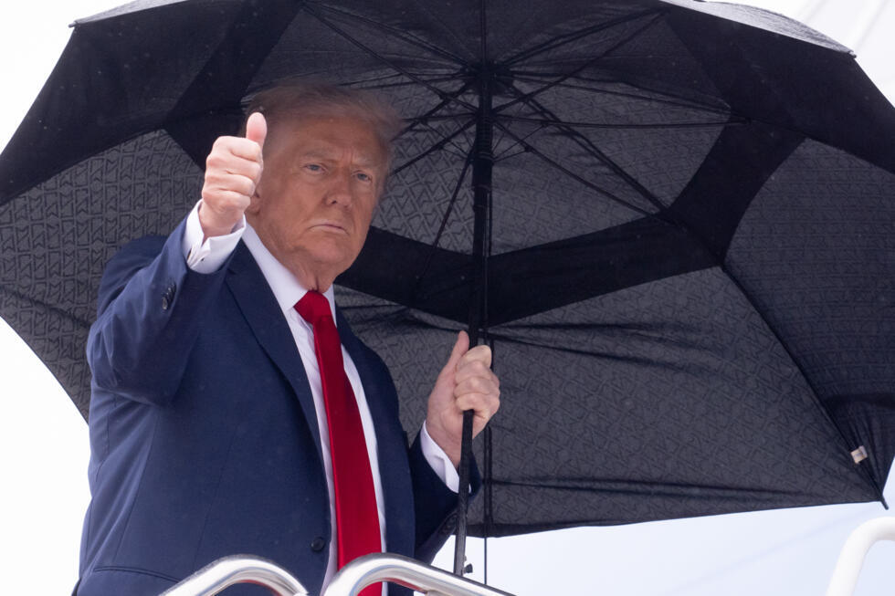 US President Donald Trump said the 'war is over, ok?' before heading to the region