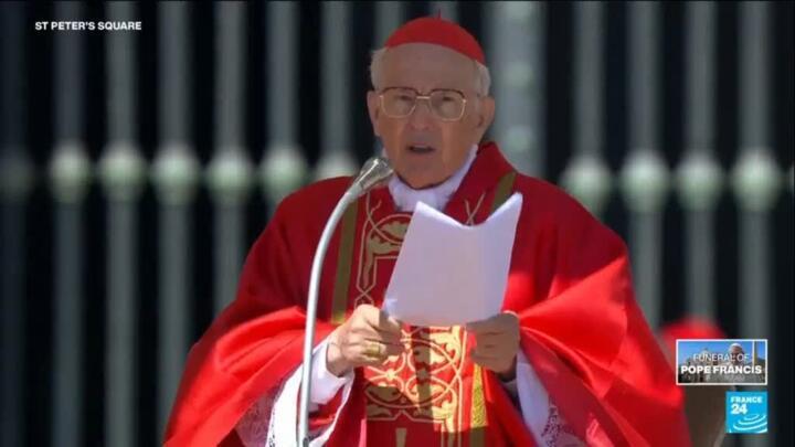REPLAY – Funeral of Pope Francis: Homily by Cardinal Giovanni Battista Re
