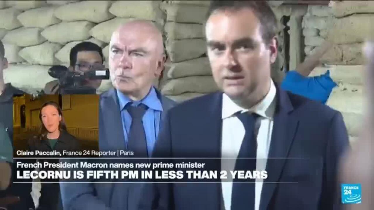 Macron names close ally Lecornu new PM