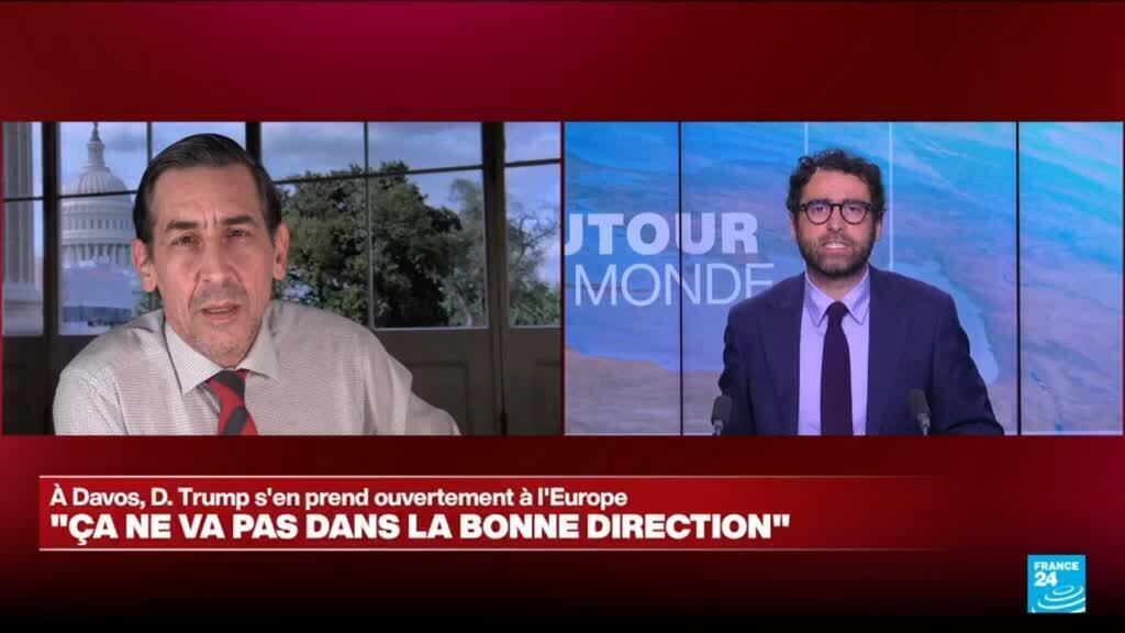 À Davos, Donald Trump s'en prend ouvertement à l'Europe