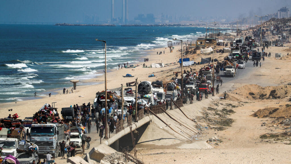 Gaza-ville : les Palestiniens fuient l'offensive meurtrière de l'armée israélienne