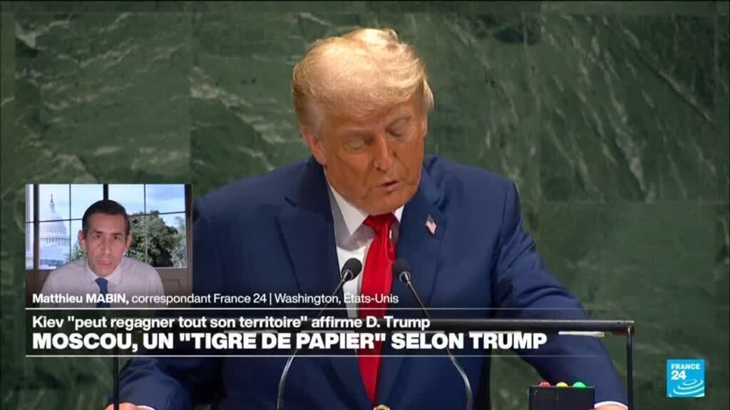 Guerre en Ukraine : Kiev "peut regagner tout son territoire" affirme Trump