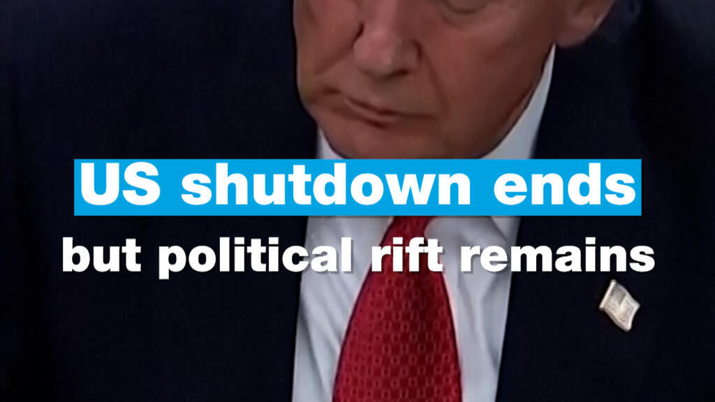 US shutdown ends but political rift remains