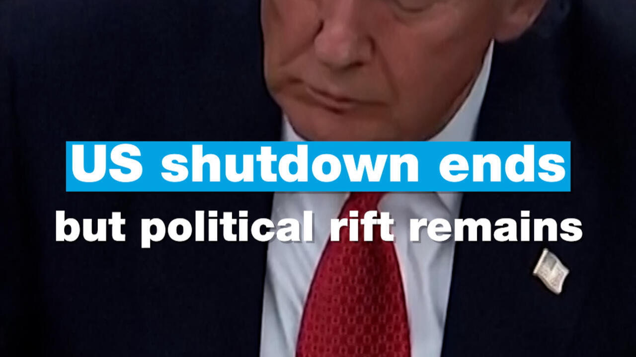 US shutdown ends but political rift remains