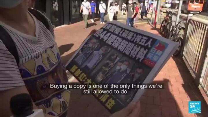 HK pro-democracy tabloid Apple Daily increases production after police raid