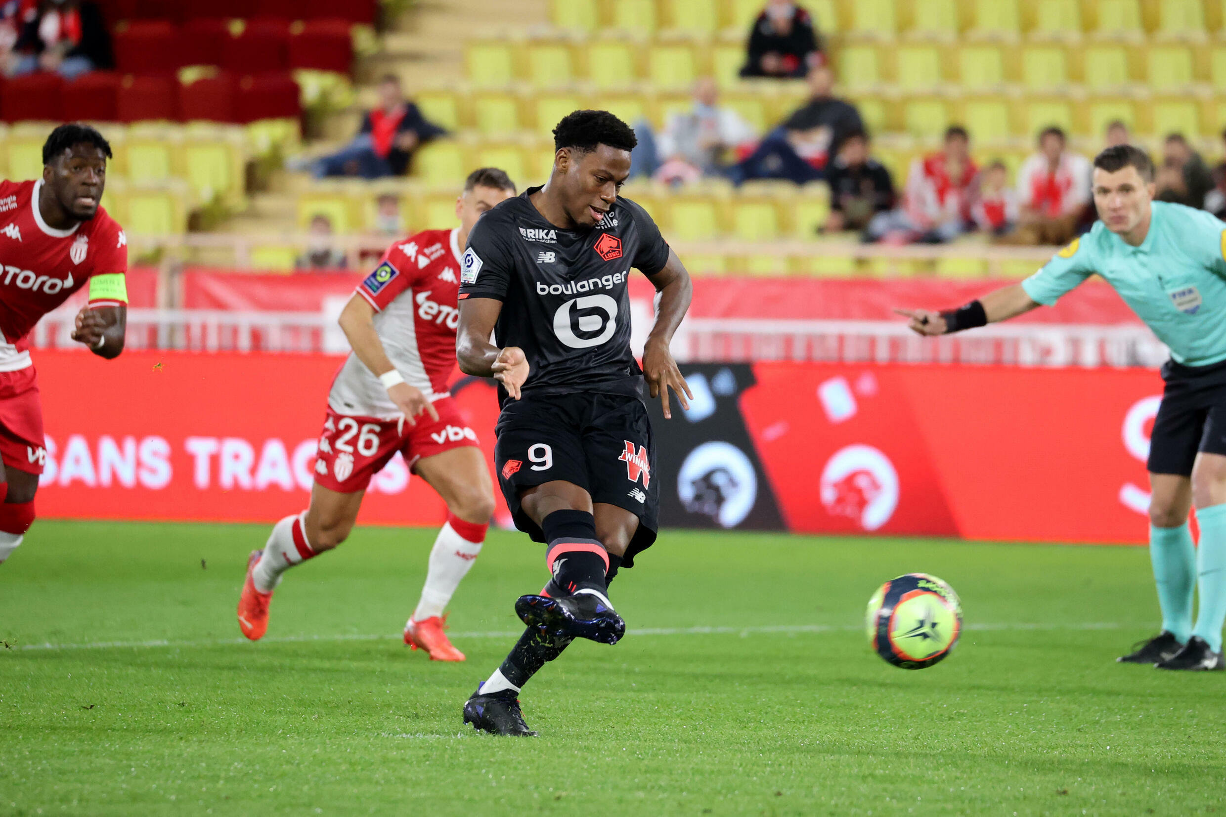 To Jonathan David Lewis II, who scored on a penalty for Lilly against AS Monaco on November 19, 2021