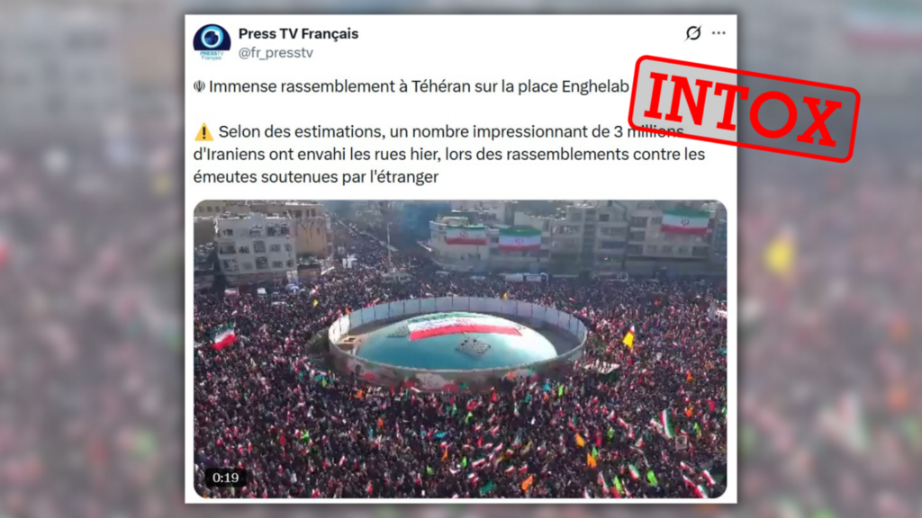 Trois millions de manifestants pro-régime à Téhéran ? Les chiffres très exagérés des médias iraniens