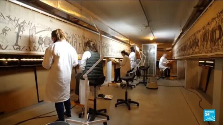 Ancient embroidery from Bayeux museum moved to secret storage ahead of UK loan