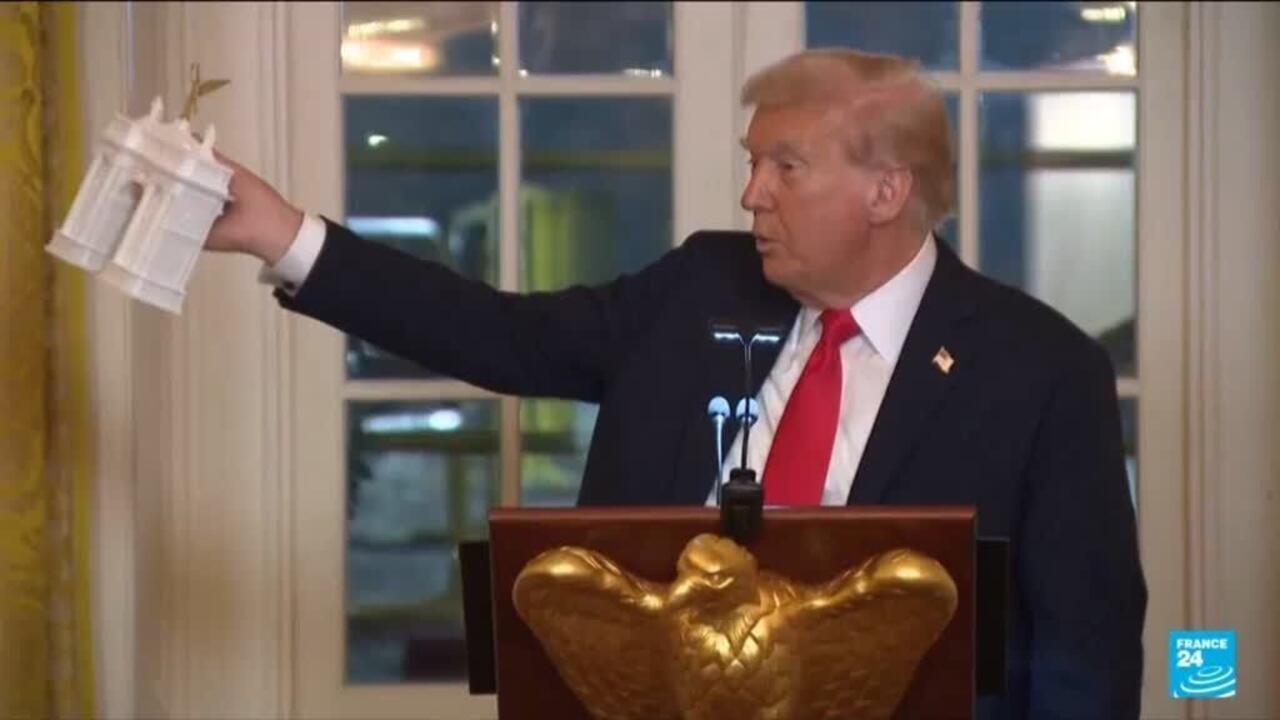 Donald Trump announces new 'Arc de Tump' project for Washington