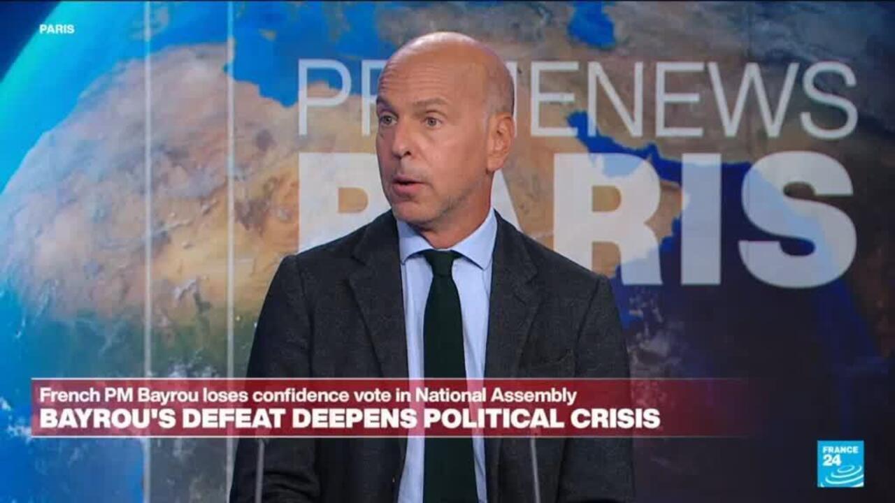 French MPs ‘relieved’ and ‘worried’ after confidence vote topples PM Bayrou
