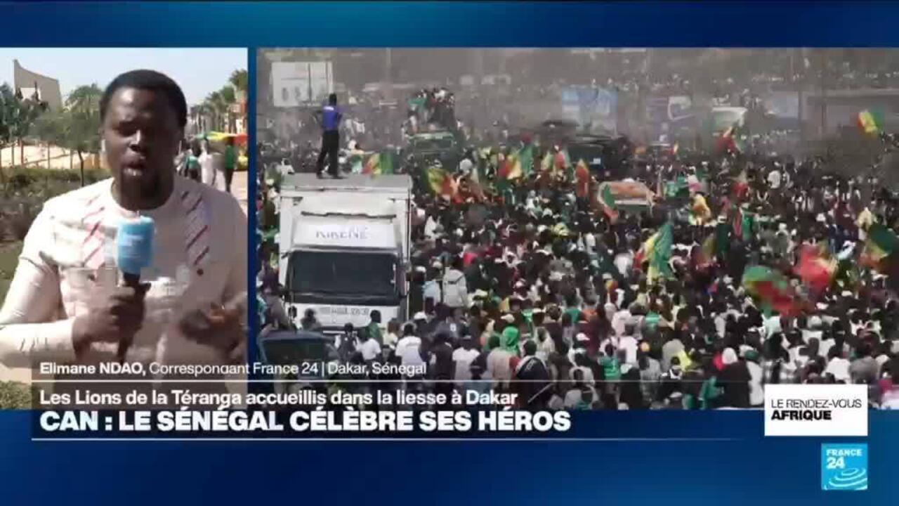Grande parade dans les rues de Dakar : les Sénégalais fêtent leur victoire à la CAN