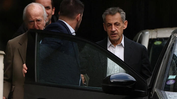 Former French president Nicolas Sarkozy photographed the day before the start of his five-year prison sentence.