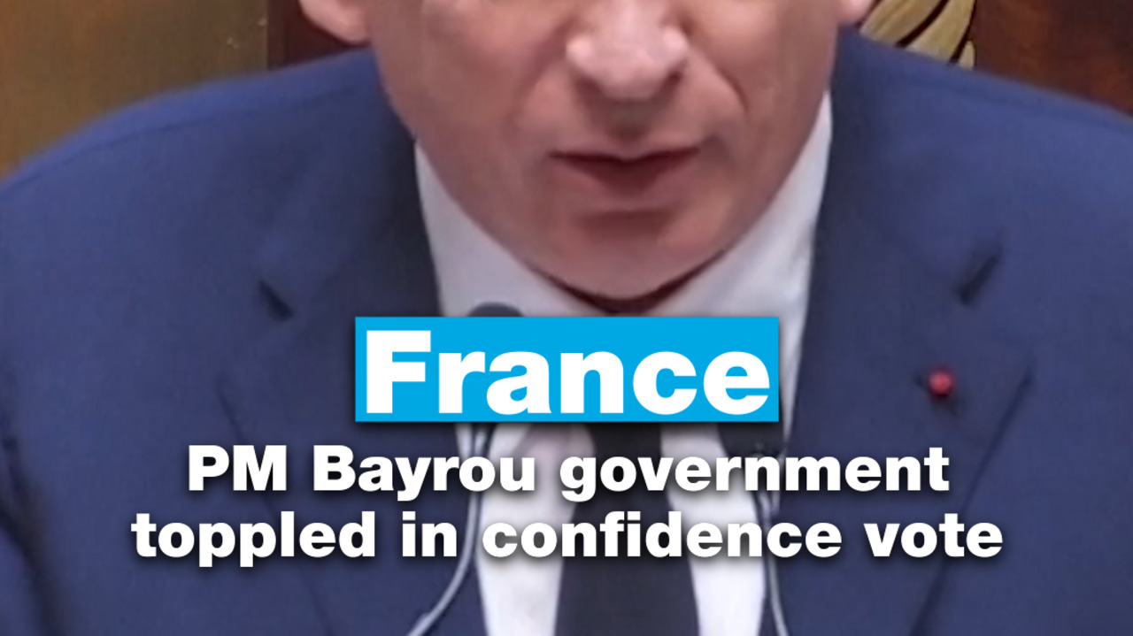 France: PM Bayrou government toppled in confidence vote