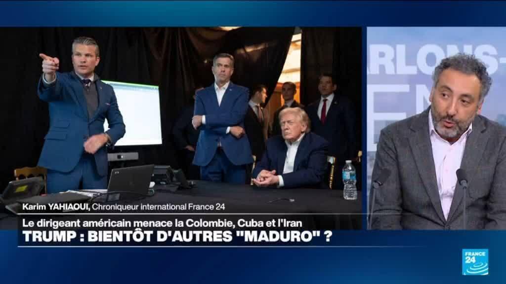 Après le Venezuela, Donald Trump menace la Colombie, Cuba et l'Iran