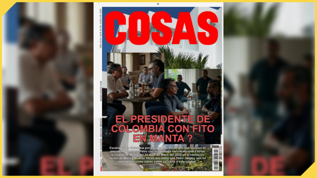 ¿Es real la portada que muestra fotos exclusivas de Gustavo Petro y el narco alias ‘Fito’?