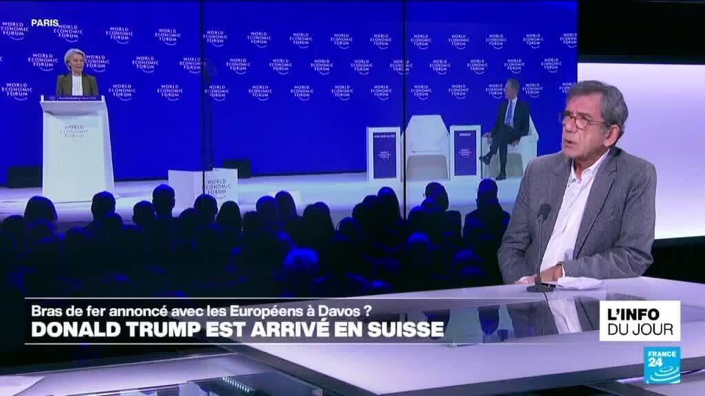 Donald Trump est arrivé en Suisse et attendu au Forum mondial de l'économie à Davos