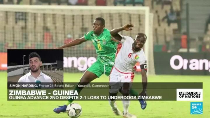 AFCON2022: Guinea advance 2nd despite 2-1 loss to underdogs Zimbabwe