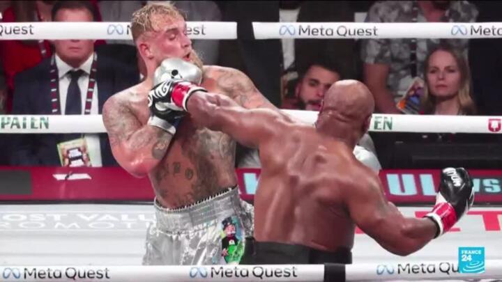 Jake Paul beats 58-year-old Mike Tyson as expecting crowd booed, wanting more action