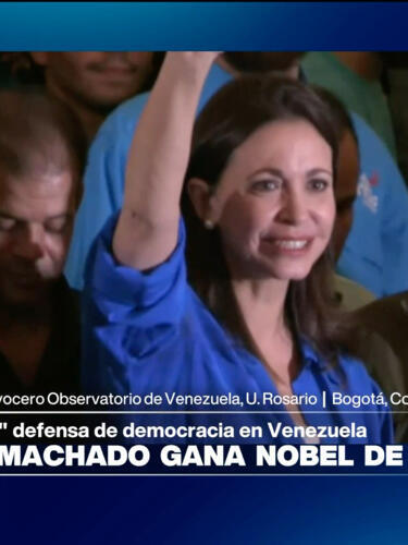 María Corina Machado gana el Nobel de Paz: ¿qué mensaje busca dar el comité noruego?