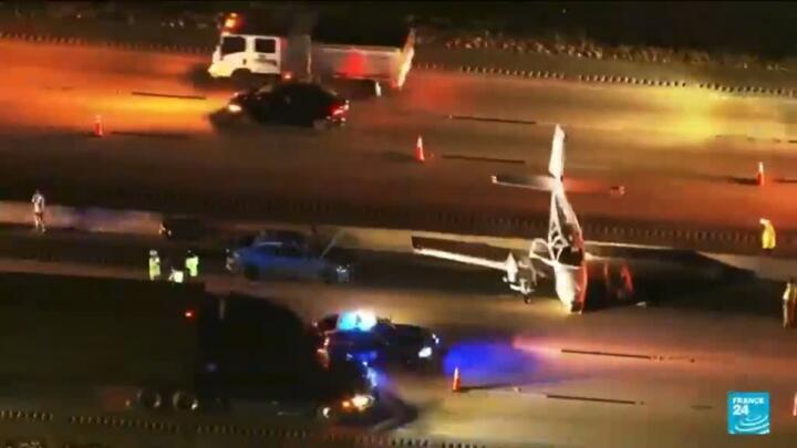 US: Plane crash-lands on Florida highway, no injuries reported