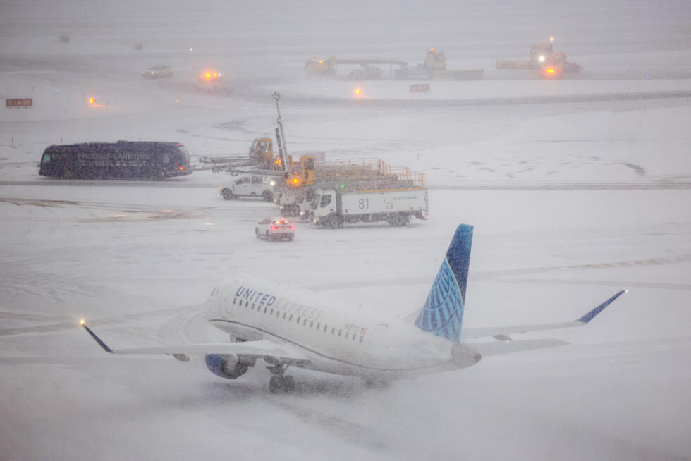 Some early flights in New York were able to depart, but nearly all flights have been canceled later in the day