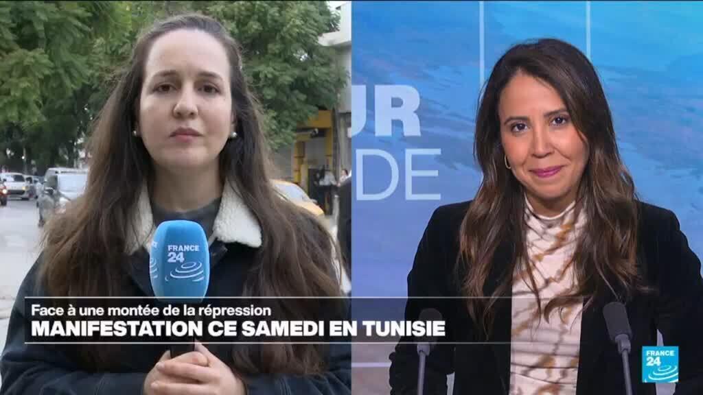 Tunisie : manifestation de la société civile contre la répression politique