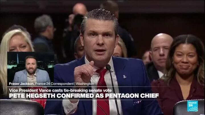 'A big victory for Donald Trump': Pete Hegseth confirmed as new Pentagon chief