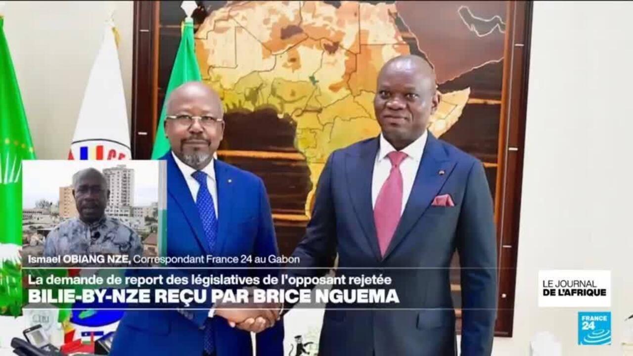 Gabon : rencontre entre le président Brice Nguema et l'opposant Bilie-By-Nze