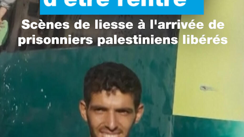 "Je suis soulagé d’être rentré" : scènes de liesse à l'arrivée de prisonniers palestiniens libérés