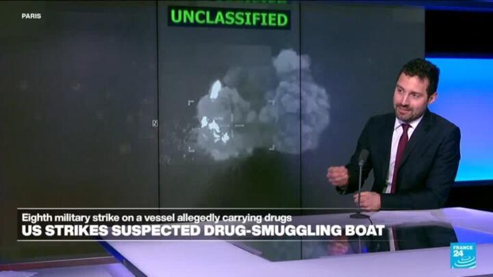 US military strikes suspected drug vessels in the eastern Pacific ocean