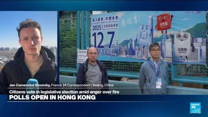 Polls open for legislative elections in Hong Kong after deadly fire