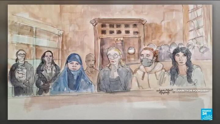 Female jihadists accused of criminal conspiracy face trial in Paris