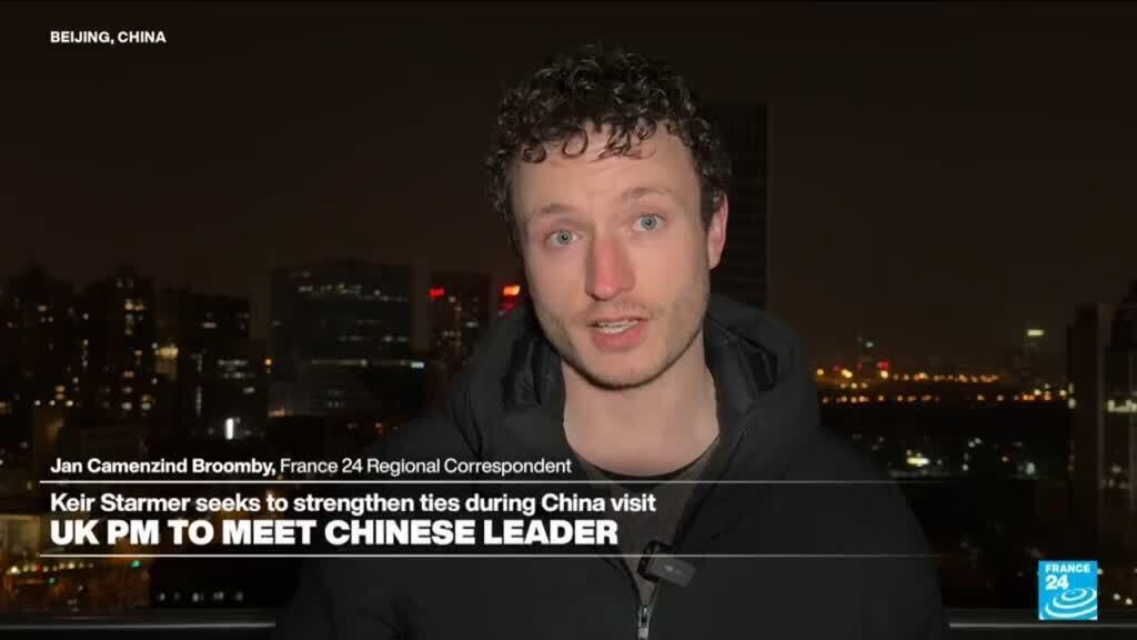 Starmer visits China to "deepen political connections and boost economic ties"