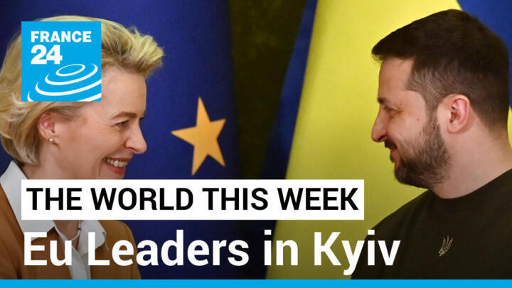 EU leaders in Kyiv: Zelensky presses for fast-tracked EU membership