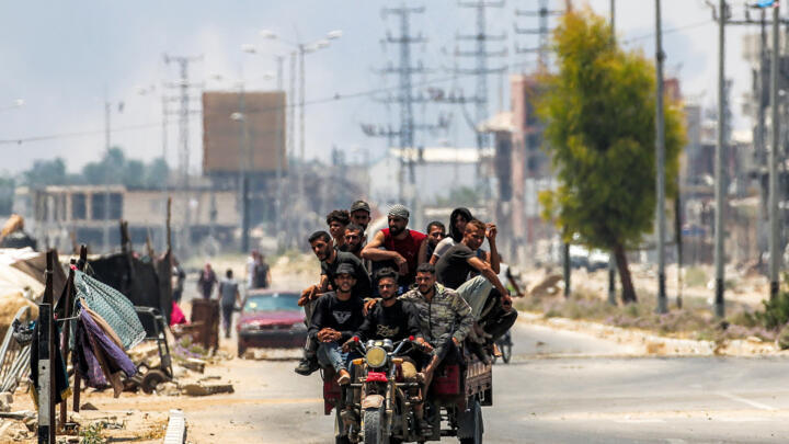 Since the start of the war, nearly all of Gaza's population of more than two million has been displaced at least once.