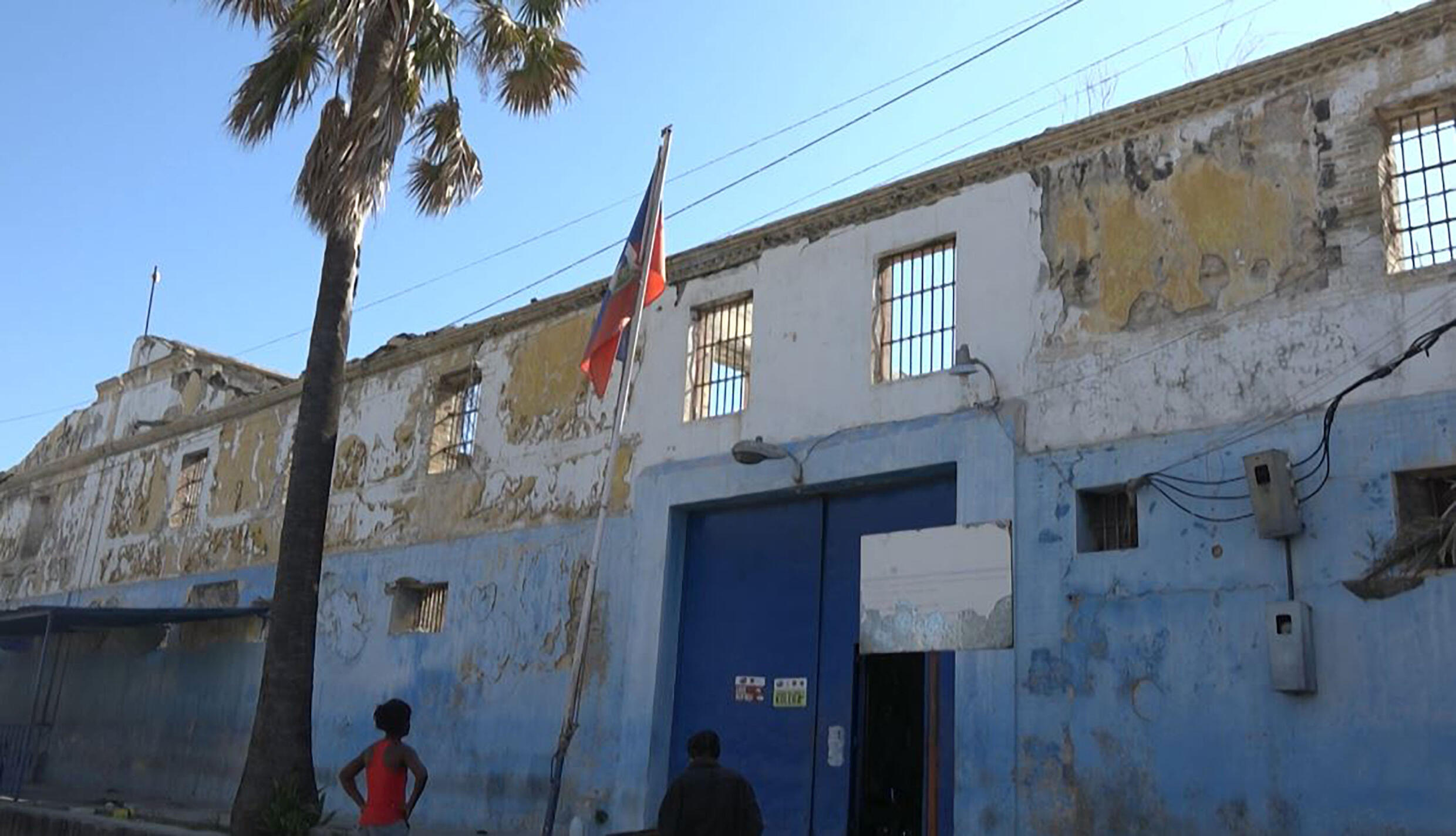 Une capture d'écran de l'AFPTV de la prison principale de Port-au-Prince, le 3 mars 2024