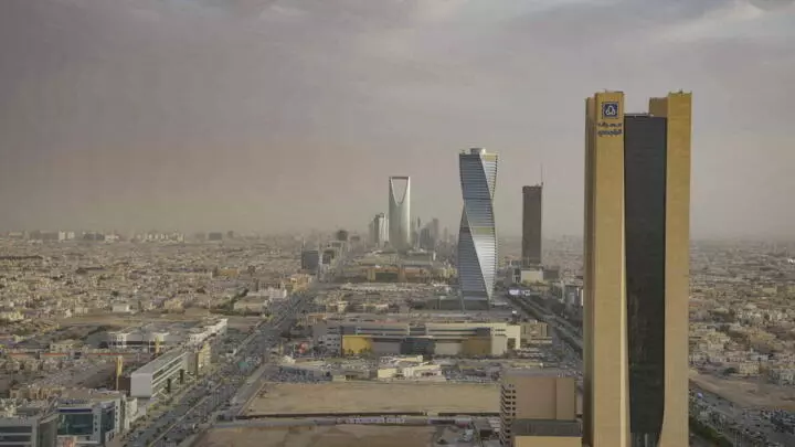 Une vue générale de Riyad, en Arabie saoudite, le 20 février 2022.