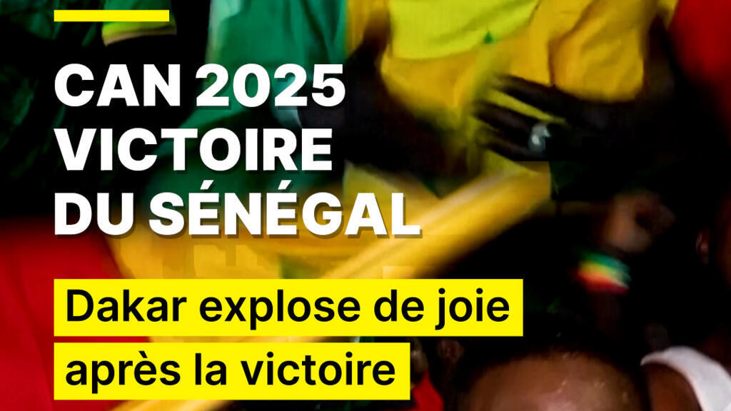 Le Sénégal célèbre la victoire des Lions de la Teranga en finale de la CAN