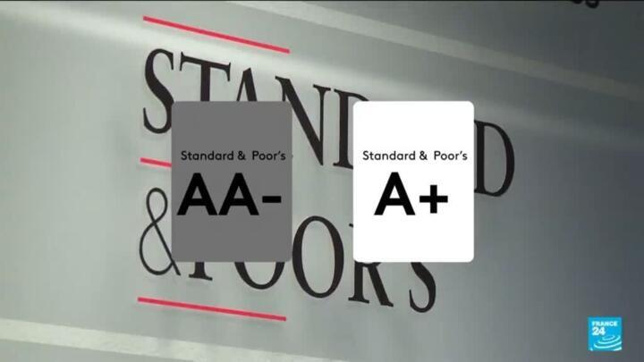 S&P cuts France credit rating from AA to A+