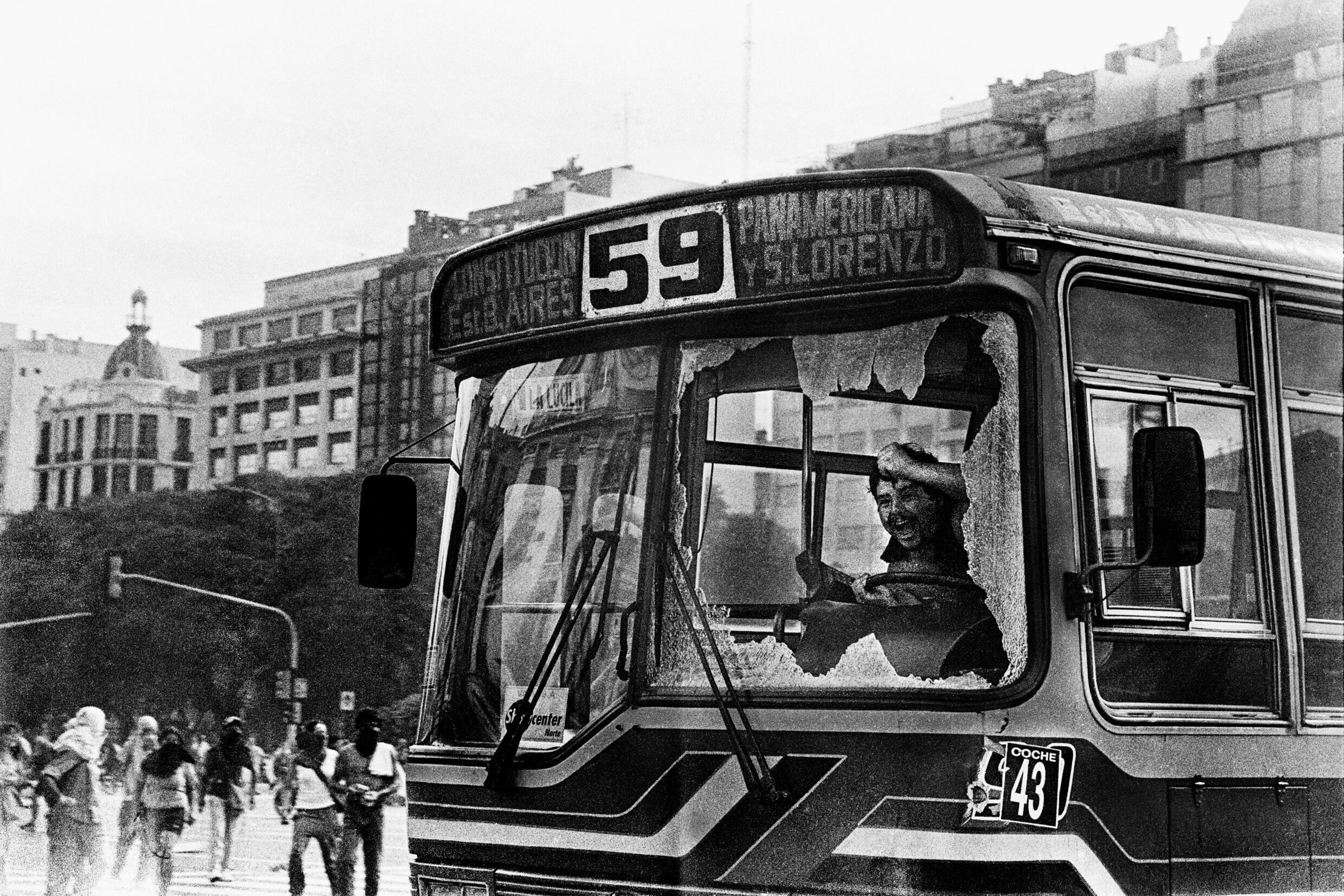 Durante los disturbios del 20 y 21 de diciembre de 2001 en Buenos Aires