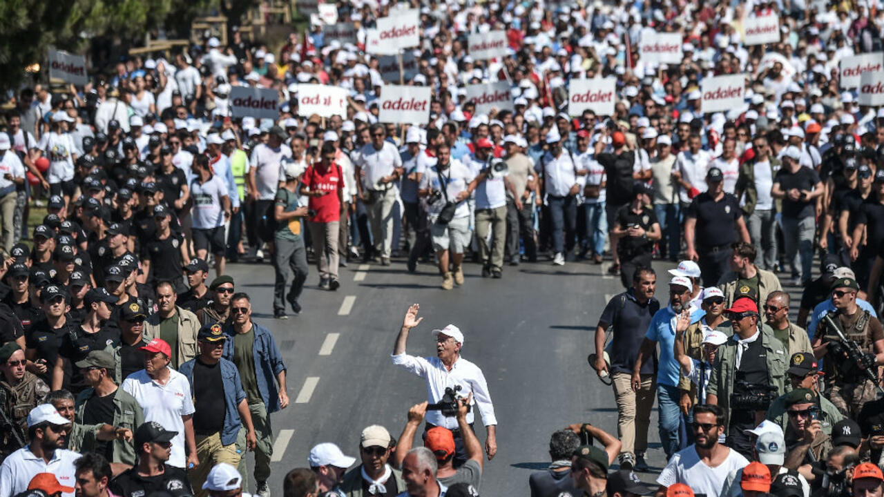 Turkey braces for grand finale of daring ‘Justice March’
