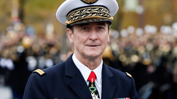 A photo of France's Chief of the Defence Staff Fabien Mandon.