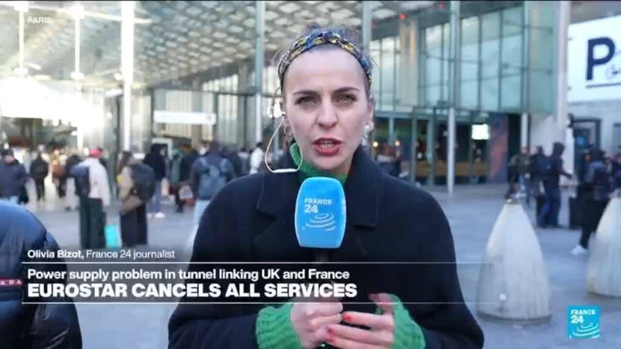 Eurostar annuleert alle diensten na een stroomstoring