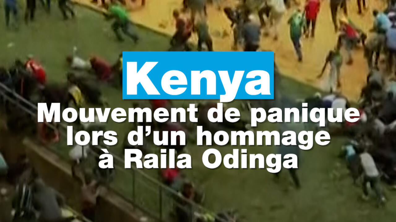 Kenya : mouvement de panique lors d’un hommage à Raila Odinga